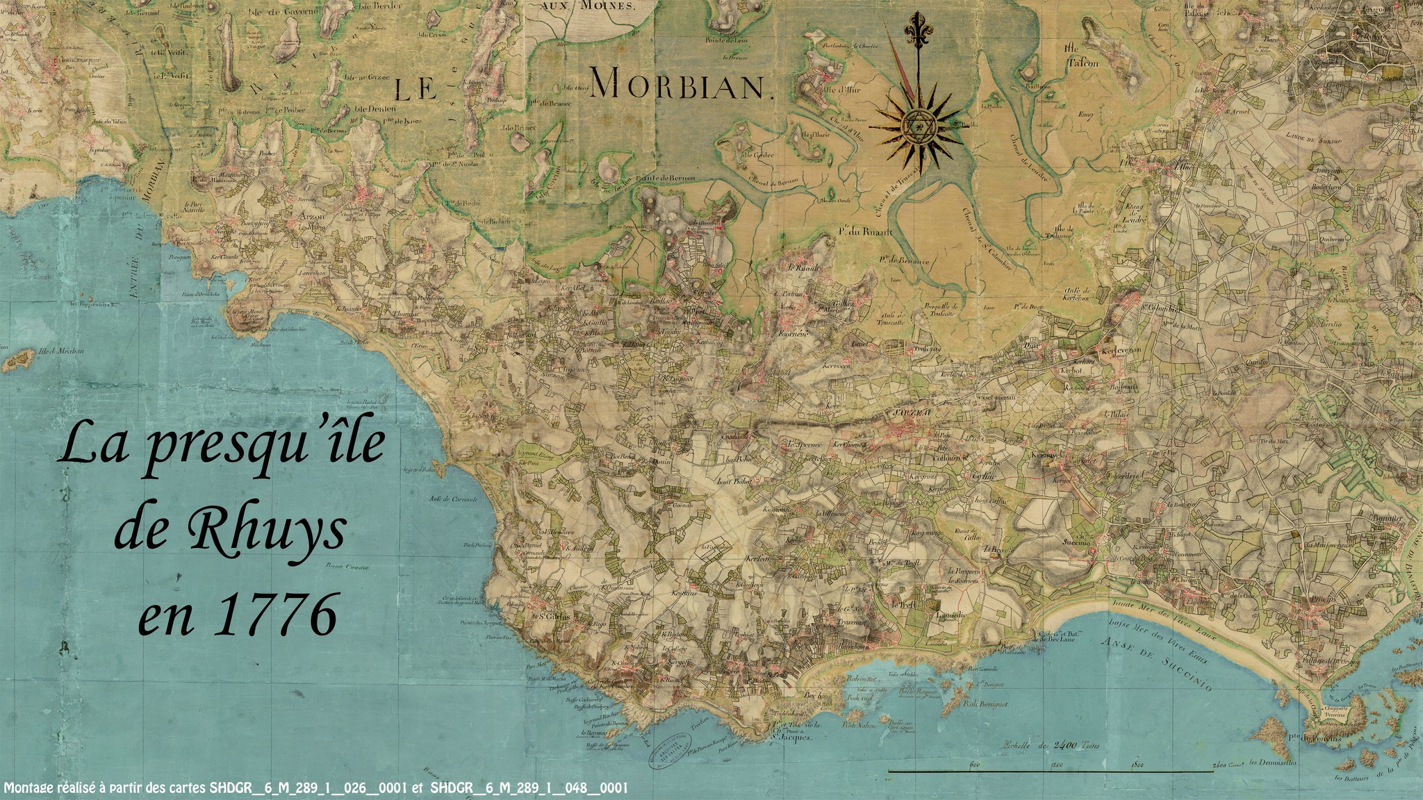 Presqu'île de Rhuys en 1776