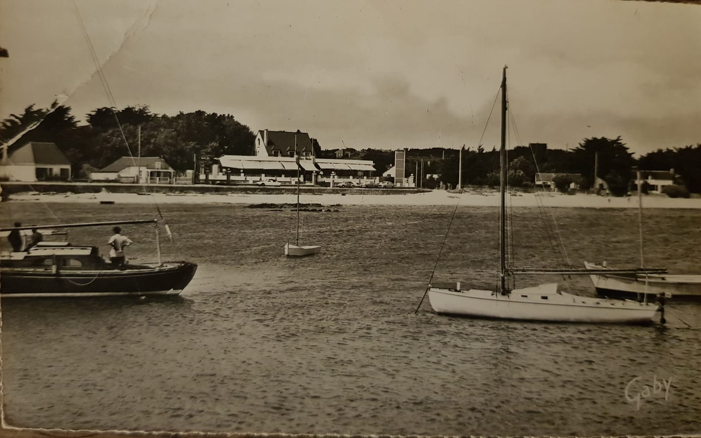 Port Saint-Jacques — Restaurant panoramique Mahé, vers 1956